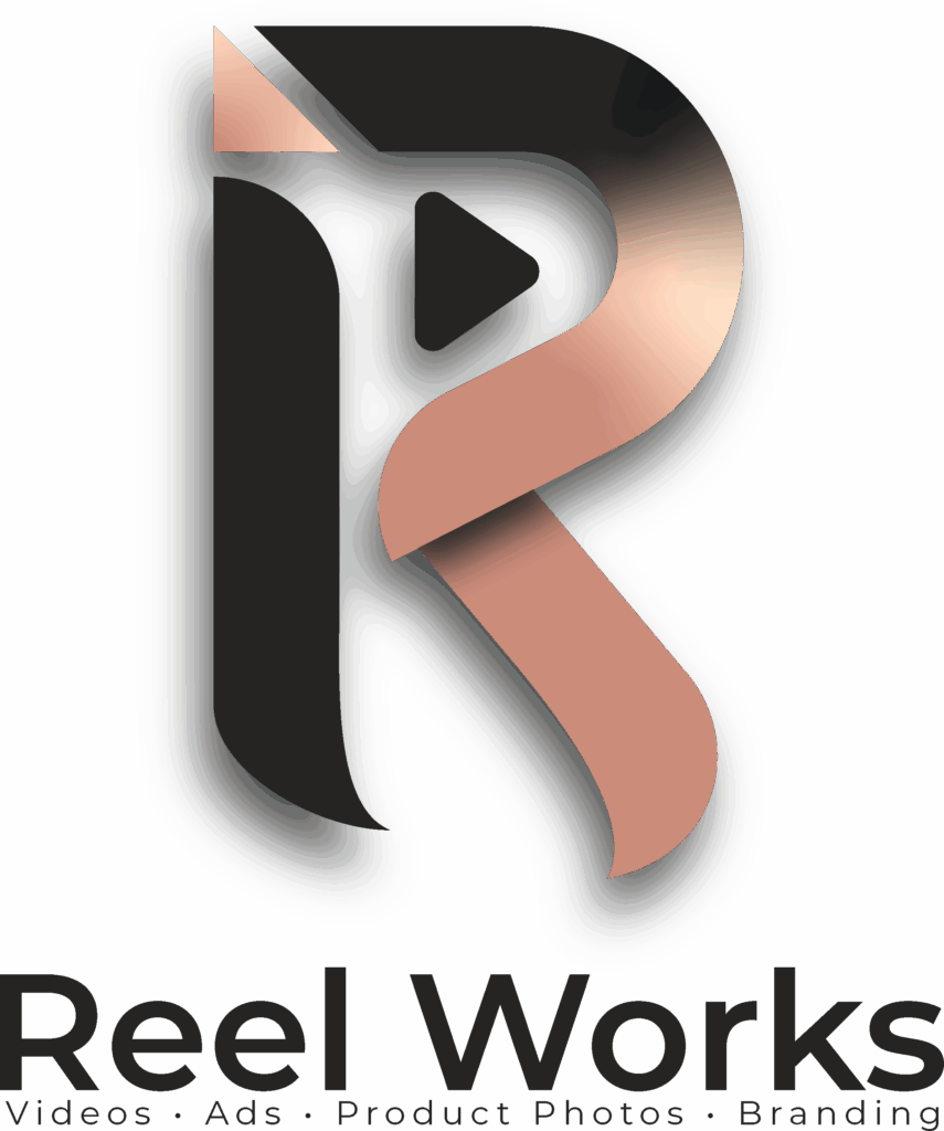 Reel Works logo — AI videos, ads, product photos, branding.